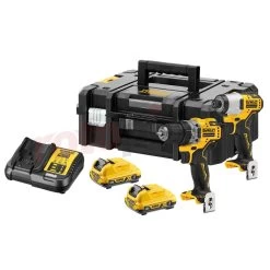 Juego De Herramientas Eléctricas Inalámbricas De 12V DeWalt DCK2110L2T » Rotopino.es