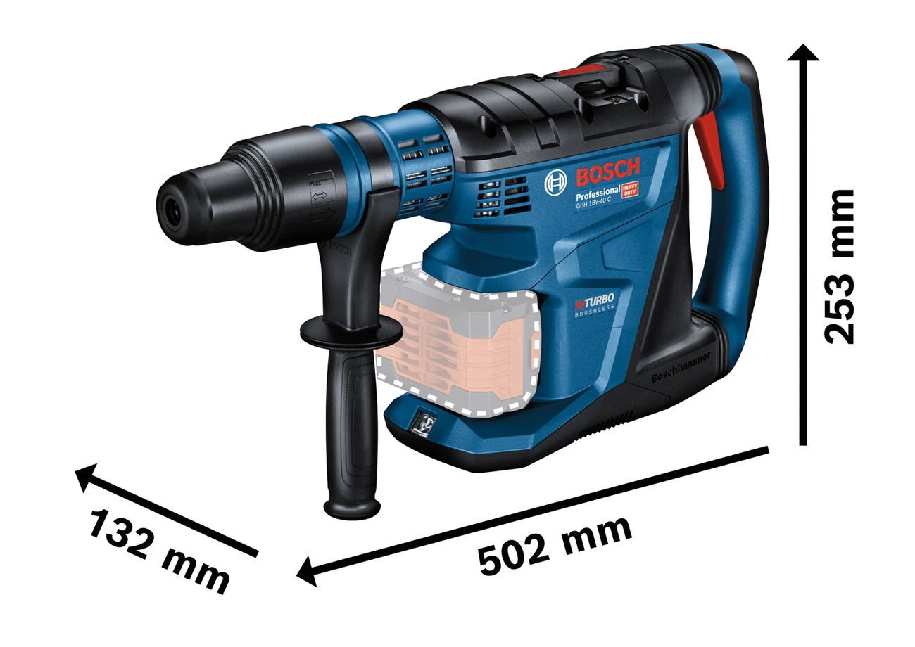 Martillo Perforador Bosch GBH 18V-40 C » Rotopino.es 4 Martillo Perforador Bosch GBH 18V-40 C » Rotopino.es - Imagen 2