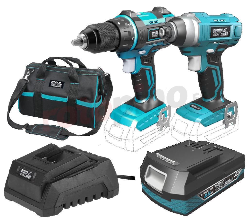 Set De Herramientas Eléctricas Dedra SAS+ALL 18V DED7018 » Rotopino.es 3 Set De Herramientas Eléctricas Dedra SAS+ALL 18V DED7018 » Rotopino.es