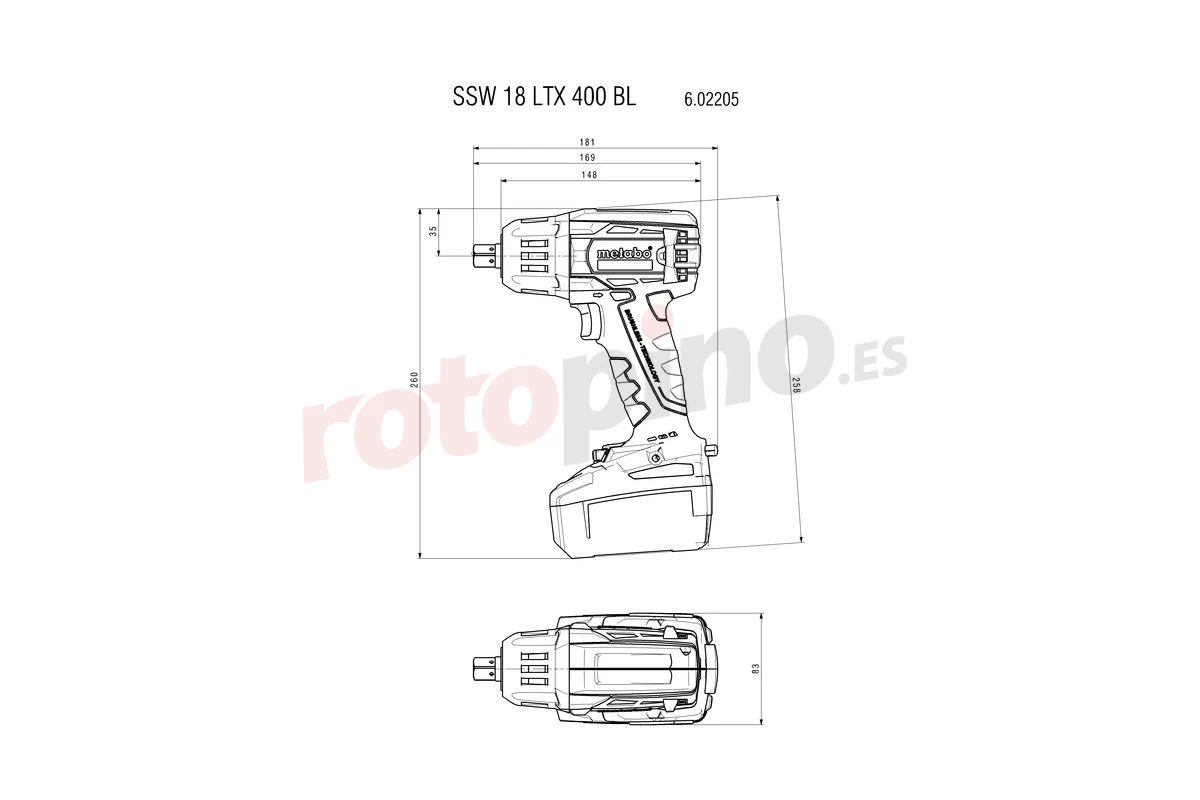 Set De Herramientas Sin Cable De 18V Metabo Combo Set 2.1.19 18V BL » Rotopino.es 8 Set De Herramientas Sin Cable De 18V Metabo Combo Set 2.1.19 18V BL » Rotopino.es - Imagen 6