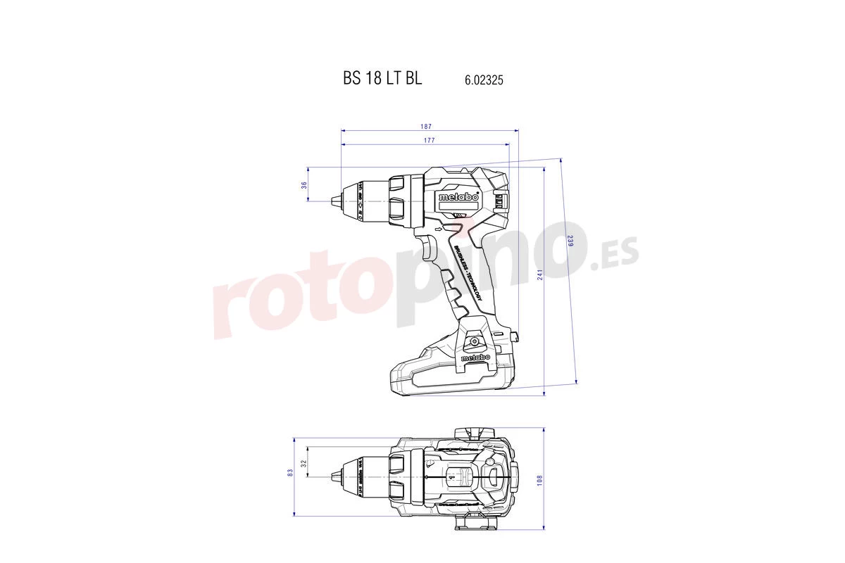 Set De Herramientas Sin Cable De 18V Metabo Combo Set 2.1.19 18V BL » Rotopino.es 9 Set De Herramientas Sin Cable De 18V Metabo Combo Set 2.1.19 18V BL » Rotopino.es - Imagen 7