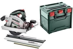 Kit: Sierra Circular De Mano Con Guía Metabo Set KS 18 LTX 66 BL » Rotopino.es