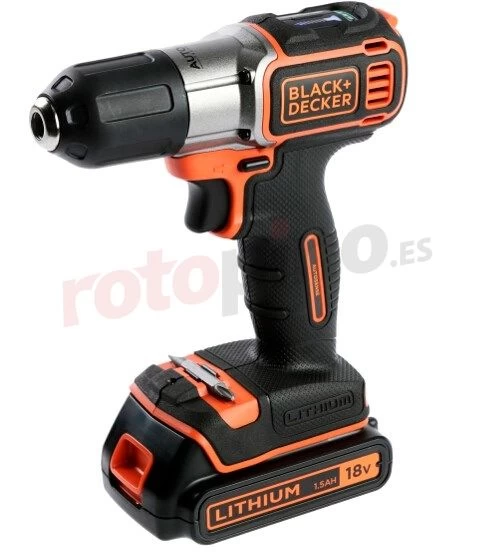 Taladro Atornillador De Impacto BlackDecker ASD18KB » Rotopino.es 5 Taladro Atornillador De Impacto BlackDecker ASD18KB » Rotopino.es - Imagen 3
